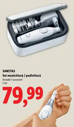 Lidl Sanitas set manichiură / pedichiură Ofertă