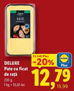 Lidl Deluxe Pate cu ficat de rață Ofertă