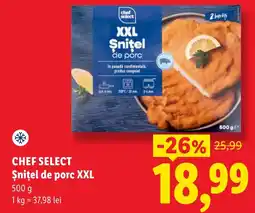 Lidl Chef Select Șnițel de porc XXL Ofertă