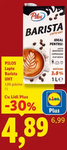 Lidl Pilos lapte barista uht Ofertă