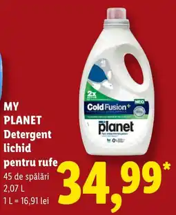 Lidl My planet Detergent lichid pentru rufe Ofertă
