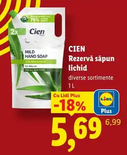 Lidl Cien rezervă săpun lichid Ofertă