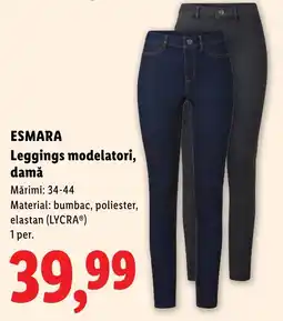 Lidl Esmara leggings modelatori, damă Ofertă