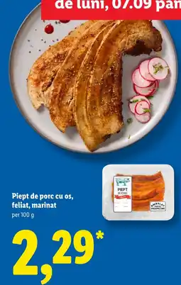 Lidl Pambala piept de porc cu os, feliat, marinat Ofertă