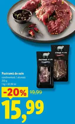 Lidl Pastramă de oaie Ofertă