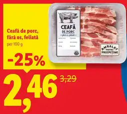 Lidl Ceață de porc Ofertă