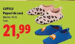 Lidl Lupilu papuci de casă Ofertă