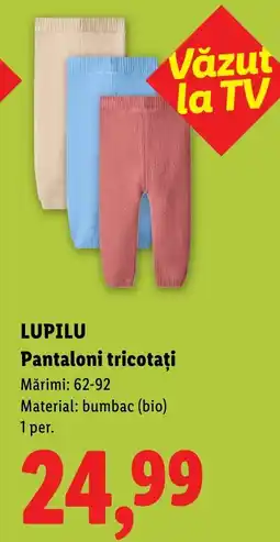 Lidl Lupilu pantaloni tricotați Ofertă
