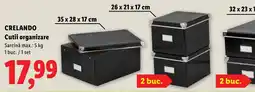 Lidl Crelando cutii organizare Ofertă