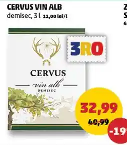 Penny CERVUS VIN ALB Ofertă