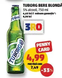 Penny TUBORG Bere blondă Ofertă