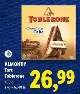 Lidl ALMONDY Tort Toblerone Ofertă