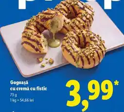 Lidl Gogoasă cu cremă cu fistic Ofertă