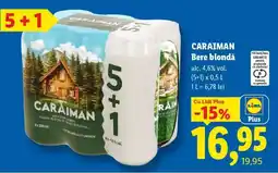 Lidl CARAIMAN Bere blondă Ofertă