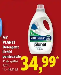 Lidl MY PLANET Detergent lichid pentru rufe Ofertă