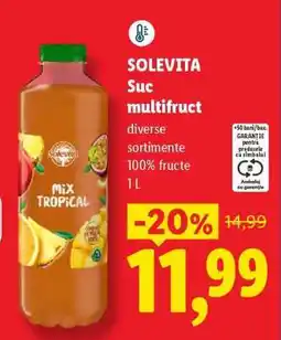 Lidl Solevita Suc multifruct Ofertă