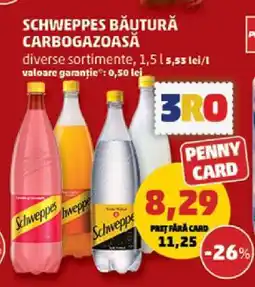 Penny Schweppes Băutură Carbogazoasă Ofertă