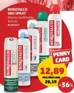Penny BOROTALCO DEO SPRAY Ofertă