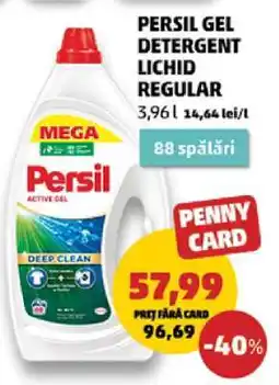 Penny PERSIL GEL DETERGENT LICHID REGULAR Ofertă