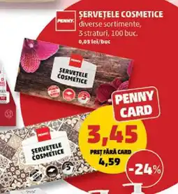 Penny Șervețele cosmetice Ofertă