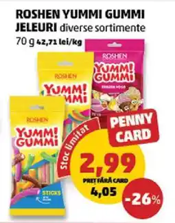 Penny ROSHEN YUMMI GUMMI JELEURI Ofertă