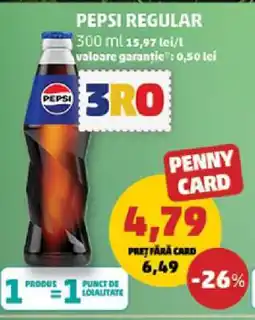 Penny PEPSI REGULAR Ofertă