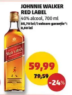 Penny JOHNNIE WALKER Red Label Ofertă