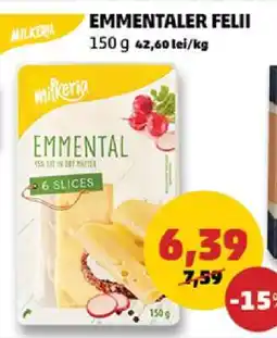 Penny Emmentaler Felii Ofertă