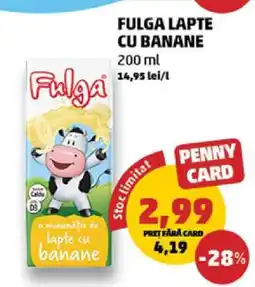 Penny FULGA LAPTE CU BANANE Ofertă