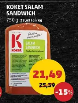 Penny Koket Salam Sandwich Ofertă