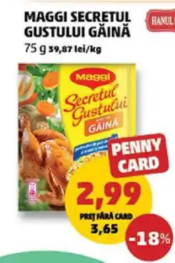 Penny MAGGI SECRETUL GUSTULUI GĂINĂ Ofertă