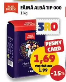 Penny Făină Albă Tip 000 Ofertă