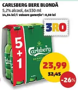 Penny CARLSBERG Bere blondă Ofertă