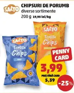 Penny CHIPSURI DE PORUMB Ofertă