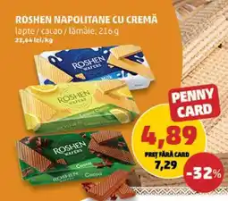 Penny ROSHEN Napolitane cu cremă Ofertă