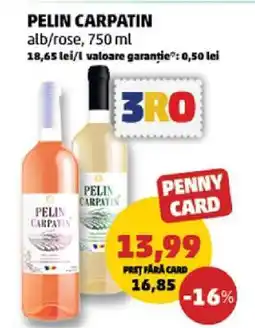 Penny PELIN CARPATIN alb/rose, 750 ml Ofertă