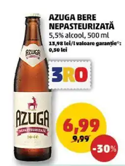 Penny AZUGA Bere nepasteurizată Ofertă