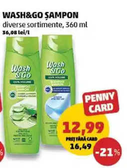 Penny WASH&GO Şampon Ofertă