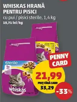 Penny Whiskas Hrană pentru Pisici Ofertă