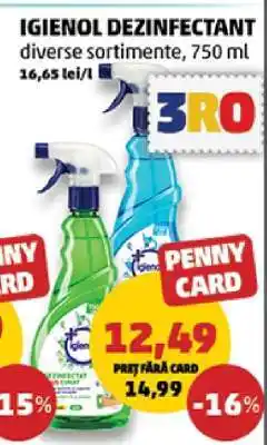 Penny IGIENOL Dezinfectant Ofertă