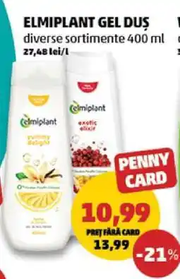 Penny ELMIPLANT GEL DUȘ Ofertă