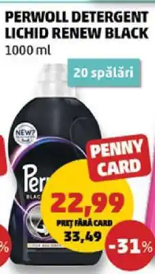 Penny PERWOLL DETERGENT LICHID RENEW BLACK Ofertă