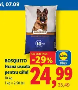Lidl BOSQUITO Hrană uscată pentru câini Ofertă