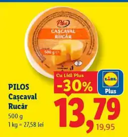 Lidl PILOS Cașcaval Rucăr Ofertă