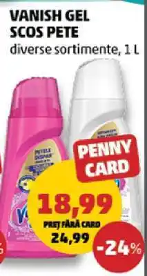 Penny VANISH GEL SCOS PETE Ofertă