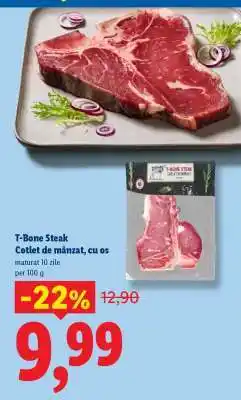 Lidl T-Bone Steak Ofertă