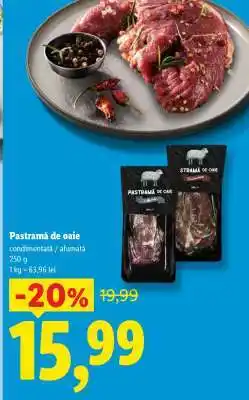 Lidl Pastramă de oaie Ofertă