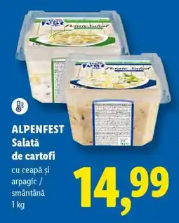 Lidl Alpenfest Salată de cartofi Ofertă
