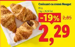 Lidl Croissant cu cremă Nougat Ofertă
