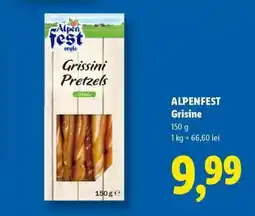 Lidl ALPENFEST Grisine Ofertă